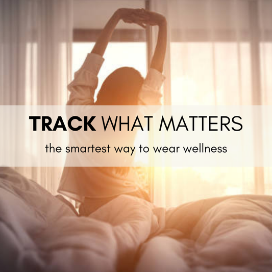 Smart Ring | Sleep & Fitness Tracker with Heart Rate Monitor (Black)